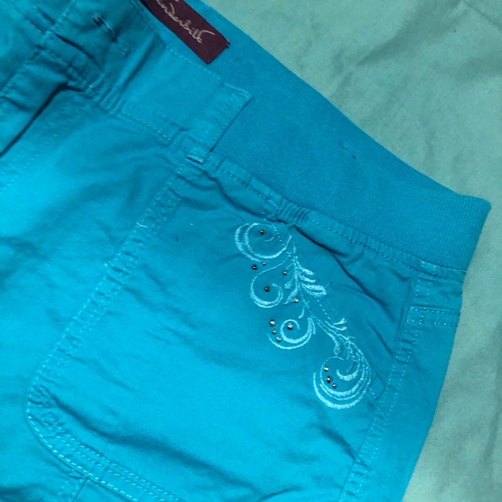 #32 shorts, blue colored, Gloria Vanderbilt, size: 16 - Picture 6 of 10